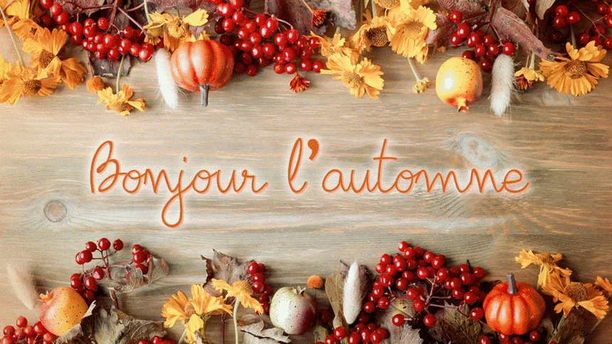 Bonjour l’automne